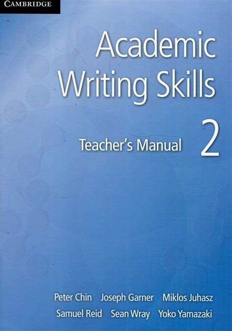 Academic Writing Skills 2 Teachers Manual 2018 Książka Profinfopl