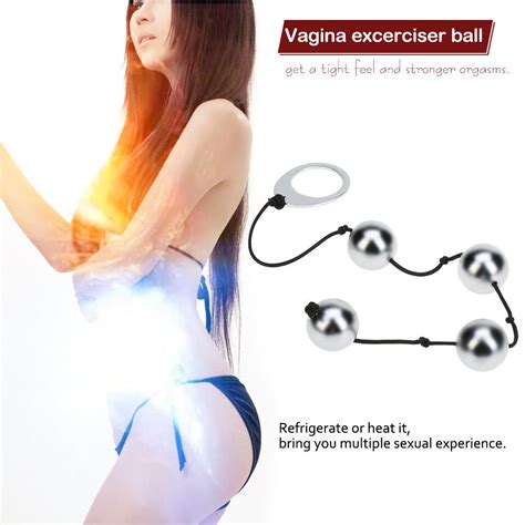 Buy Vaginal Ball Ben Wa Balls String Silver Sex Tool Vaginal Tightening Kegel Excercise At