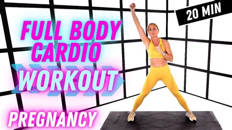 Min Pregnancy Cardio Workout Full Body Prenatal Cardio Rd