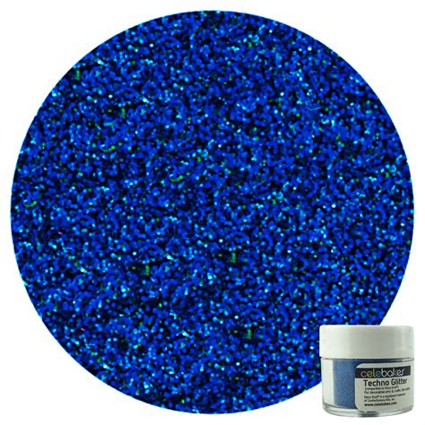 Celebakes Sapphire Blue Techno Glitter Techno Glitter Edible