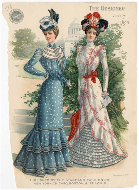 Women 1897 1899 Plate 076 Costume Institute Fashion Plates Digital