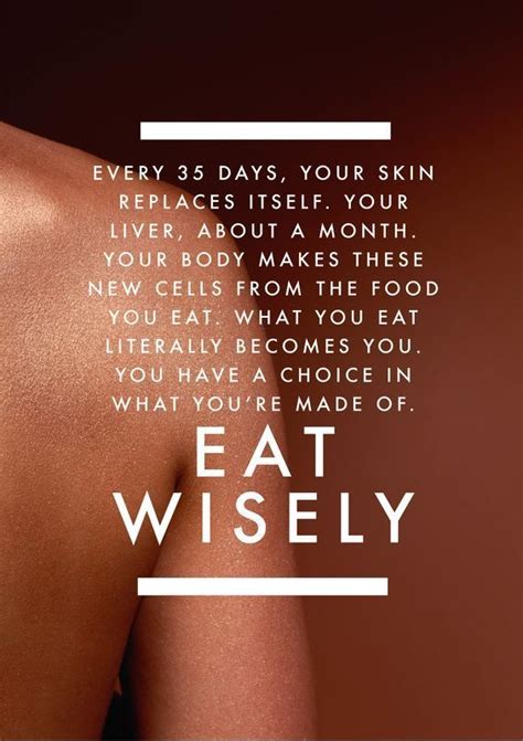 Eat Wisely You Are What You Eat Motivational Quotes On Health