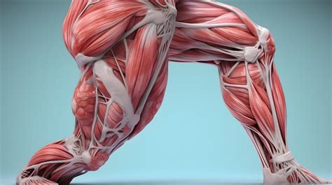 Premium Ai Image Human Thigh Muscle Anatomy