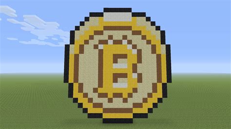 Minecraft Pixel Art Bitcoin Youtube