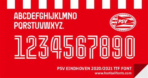 Psv Eindhoven Font Ttf Football Fonts Hot Sex Picture