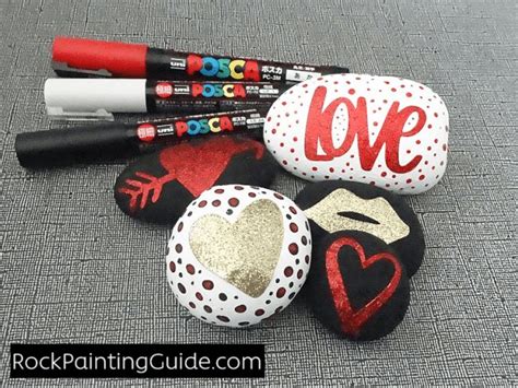 Easy Valentines Day Rock Painting Crafts Roundup Painted Rocks Rock
