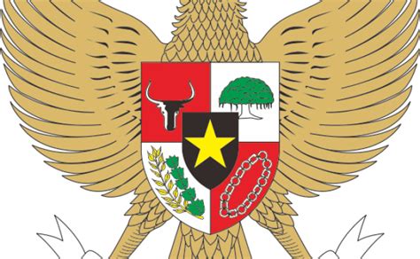 National Emblem Of Indonesia Garuda Pancasila Hd Png Transparent