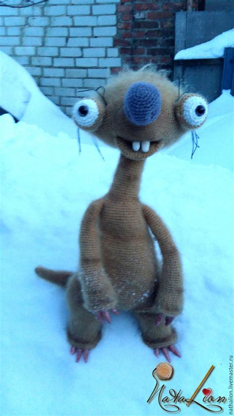 Buy Sid The Sloth Knitted Toy On Livemaster Online Shop