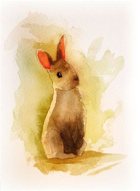 Rabbit By Duffzilla Bunny Watercolor Bunny Art Rabbit Art