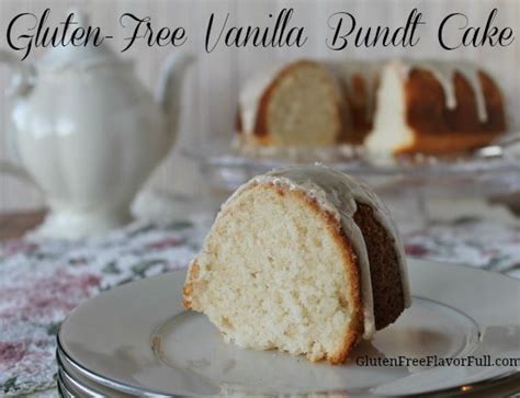 Posting this cake for those who are looking for a cake that is gluten, dairy, egg and nut free. Gluten-Free Vanilla Bundt Cake Recipe with Vanilla Bean Glaze