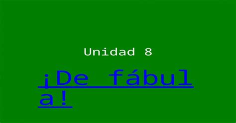 Unidad 8 ¡de Fábula ¿qué Es Una Fábula ¿que Es Una Moraleja Ppt