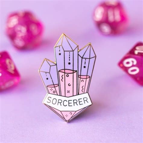 sorcerer dungeons and dragons enamel pin etsy enamel pin etsy enamel pins enamel pin