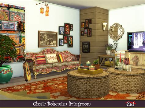 The Sims Resource Classic Bohemian Livingroom