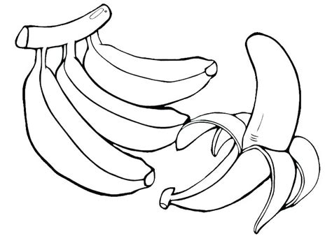 Картинки Раскраски Банан Для Детей Telegraph