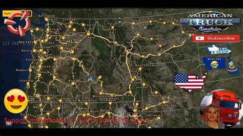 American Truck Simulator Full Map