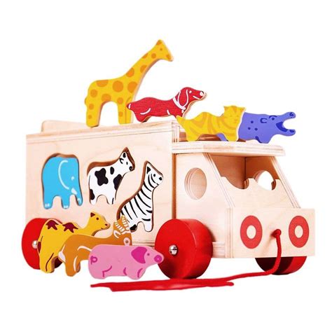 Animal Shape Lorry Bigjigs Toys The Bush Babies Collection