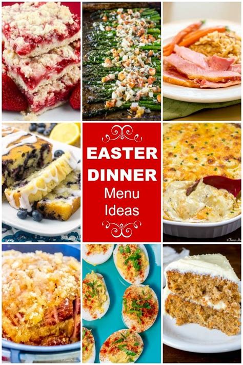 Easter Dinner Menu Ideas Flavor Mosaic In 2020 Easter Dinner Menus