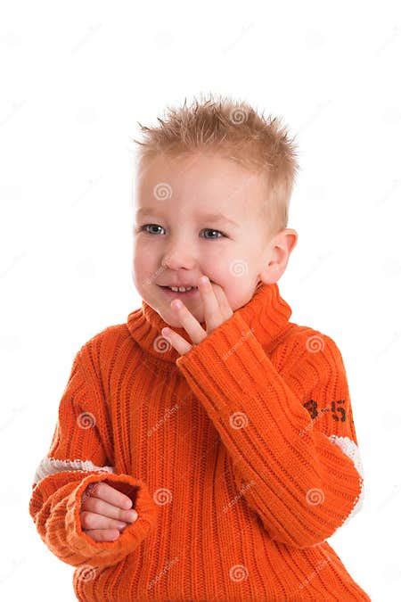 Cute Boy A Little Shy Stock Image Image Of Toddler Innocent 2144565