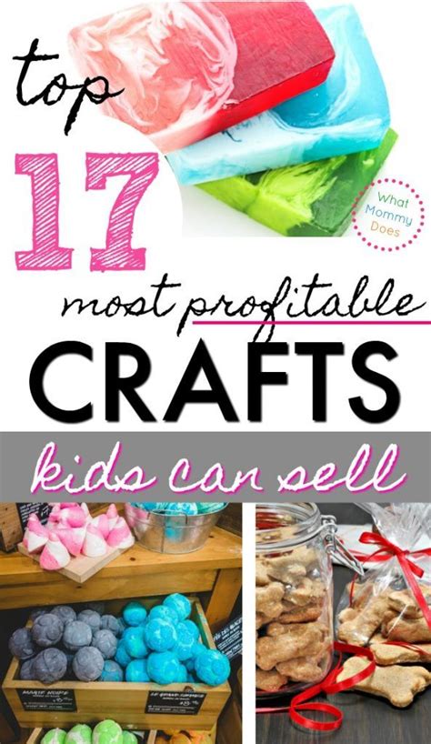 17 Best Things For Kids To Make And Sell Profitable Crafts Crafts