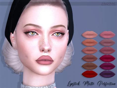 Lipstick Matte Perfection By Angissi At Tsr Sims 4 Updates