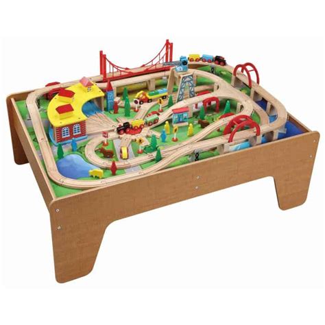 Your kids will love traveling to various places from the comfort of your home with our toddler train table sets and activity tables. Brio Train Tables and Sets | Toy Train Center
