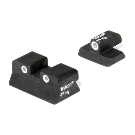 Trijicon Browning Hi Power 3 Dot Front And Rear Night Sight Set Limited