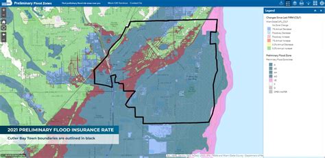 Fema Flood Insurance Rate Map Changes Town Of Cutler Bay Florida