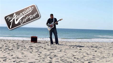 Playing My Fender Jaguar At Hollywood Beach Oxnard Ca Youtube
