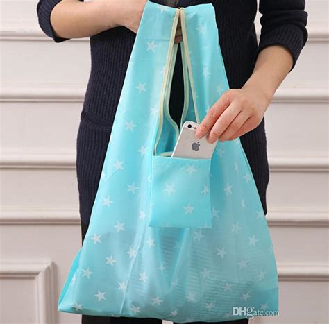 2020 Foldable Shopping Bags Nylon Reusable Grocery Storage Bag Eco