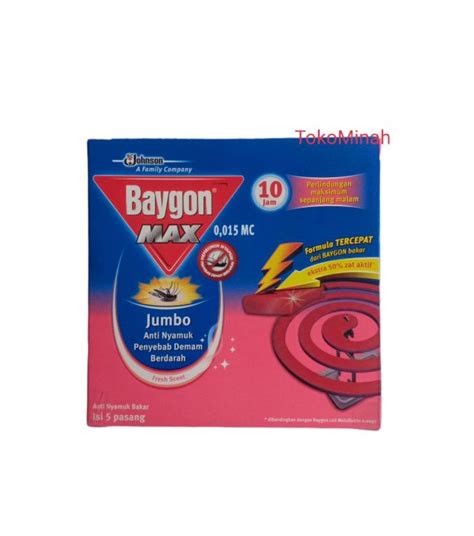 Baygon Bakar Fresh Scent Anti Nyamuk Demam Berdarah 1 Pc Lazada Indonesia