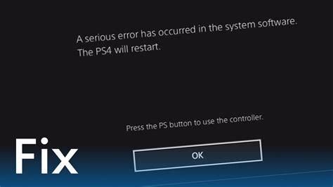 PS4 A Serious Error Has Occurred Why And How To Fix LTech