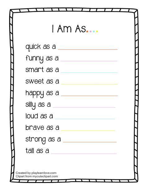 Image Result For Printable Preschool All About Me Poems All About Me