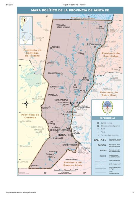 Mapa Para Imprimir De Santa Fe Argentina Mapa De Capitales De Santa