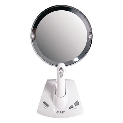 Thus we have #:.# the position of the image is #40/7# cm behind the mirror and the magnification of the mirror is #2/7#. Lighted Power Zoom Motorized Adjustable Magnification ...