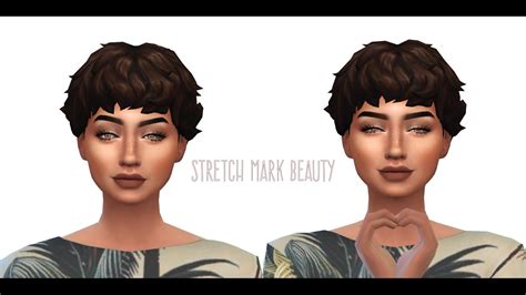 The Sims 4 Stretch Mark Beauty Youtube