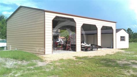 Triple A Steel Structures Mount Airy Nc 20x36 Boxed Eave Style