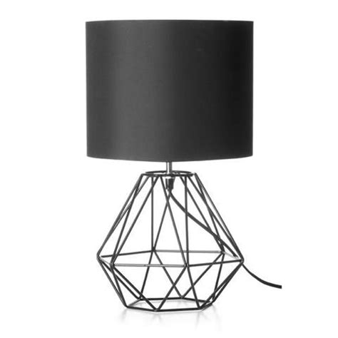 Geometric Table Lamp - Black | Kmart | Geometric lamp, Geometric table