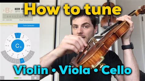 How To Tune Your Violin Viola Or Cello Youtube