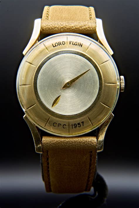 1950s Mid Century Elgin Mens Vintage Watch Limited Edition Antique