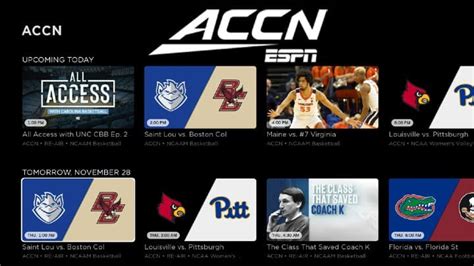 How To Watch Acc Network On Roku