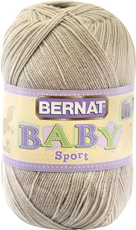 Bernat Baby Sport Bb Baby Taupe Yarn 1 Pack Of 123oz