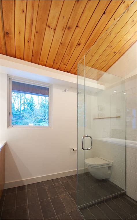 These bathroom ceiling ideas could inspire you to find that final ingredient. bathroom wood ceiling - Google Search | Wood bathroom ...