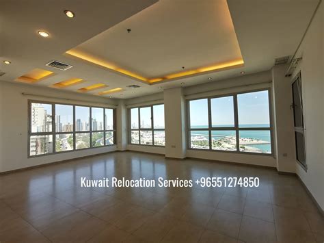 Panoramic Sea View 3 Bedroom Apartments For Rent In Kuwait → Relocation