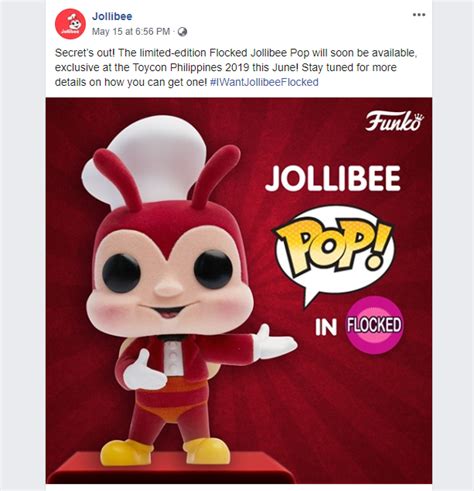 Jollibee And Funko Announces Flocked Jollibee Funko Pop Alexbamin3d