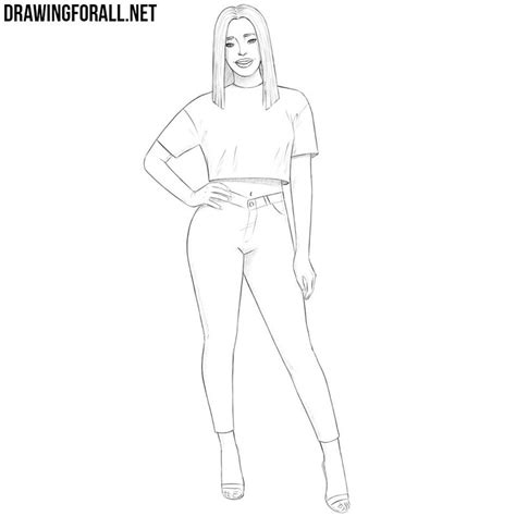 How To Draw A Body Female This Is How I Go About Drawing A Female