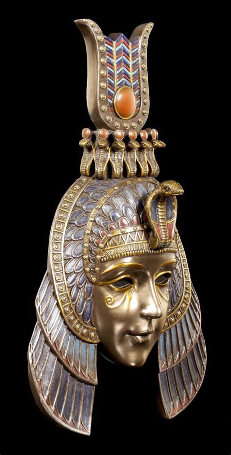 Egyptian Wall Mask Cleopatra Veronese Decorative Figure Egypt Queen
