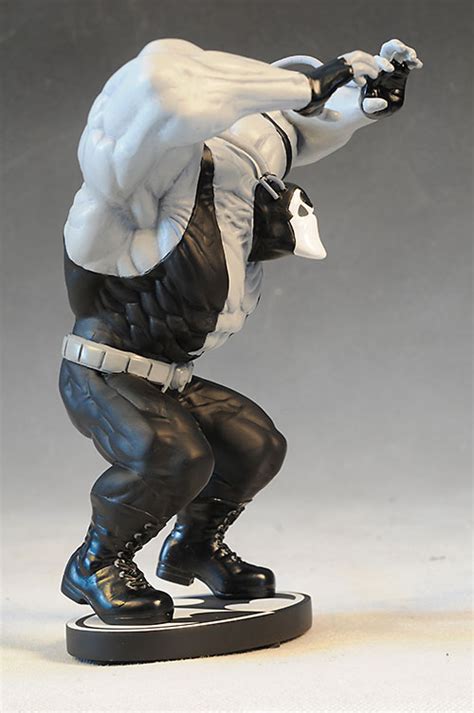 Black character to portray batman in the comics. Review and photos of Batman Black & White Bane statue by DCC