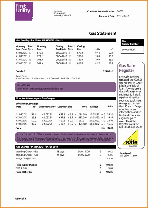 Sample Water Bill Template - Invoice Template