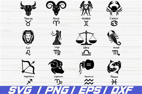 Astrology Signs Svg Zodiac Sign Svg Cricut Cut File