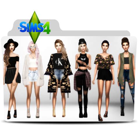 Sims 4 Cc Clothing Folder 2 By Misstex89 On Deviantart